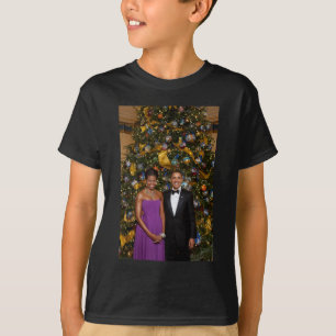 Christmas of President Barack Obama and Michelle T-Shirt