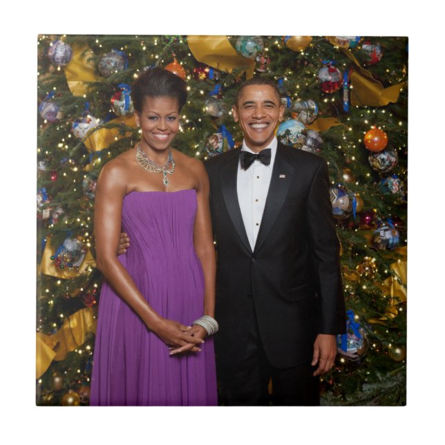 Christmas of President Barack Obama and Michelle Tile (Front)