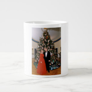 Christmas of US President Bill Clinton & Hillary  Large Coffee Mug