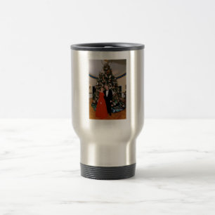 Christmas of US President Bill Clinton & Hillary  Travel Mug