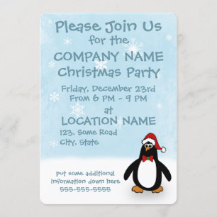Christmas Office Party Invitations