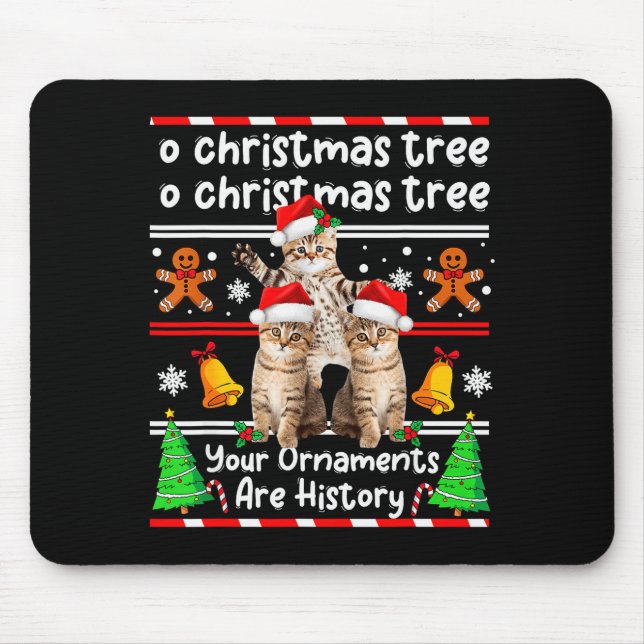 Christmas Oh Christmas Tree Your Ornaments Are His Mouse Mat (Front)