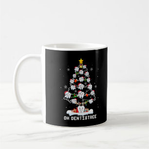 Christmas Oh Dentistree Santa Teeth Xmas Tree Dent Coffee Mug