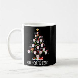 Christmas Oh Dentistree Xmas Tree Dental Hygiene D Coffee Mug