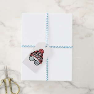 Christmas Oh Fudge Xmas Vacation Funny Holiday Gift Tags