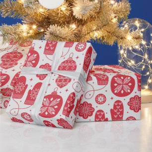 Christmas Old Style Pattern Wrapping Paper