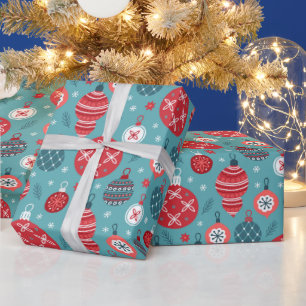 Christmas Old Style Pattern Wrapping Paper