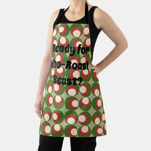 Christmas Olives  Apron (Insitu)
