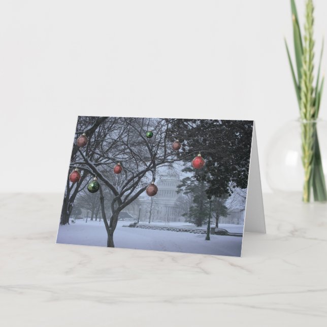 Christmas on Capitol Hill customisable card (Front)