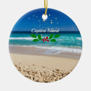 Christmas on Captiva Island, Florida Ornament