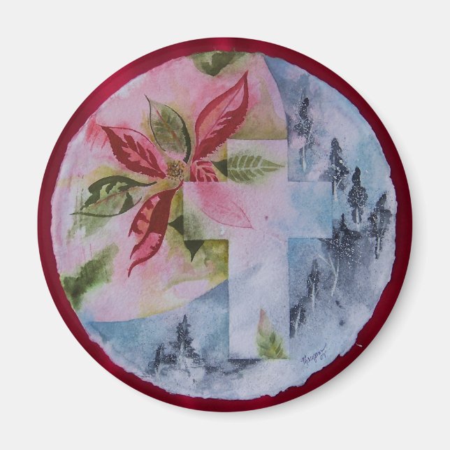 Christmas on Red Magnet (Front)