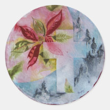 Christmas on Red Sticker