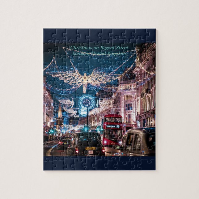 Christmas on Regent Street, UK London Jigsaw Puzzle (Vertical)