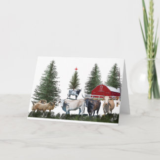 Christmas on the Farm Holiday Card