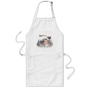 Christmas on the Farm,Merry Christmas Long Apron