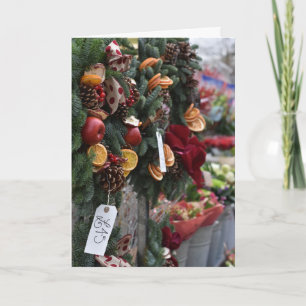 Christmas on the King's Road, Chelsea, London UK Card