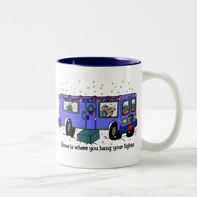 Christmas on the Road mug (Right)