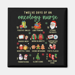 Christmas Oncology Rn Nurse 12 Days Of An Oncology Magnet