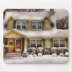 Christmas - One cold winter's morning Mouse Mat