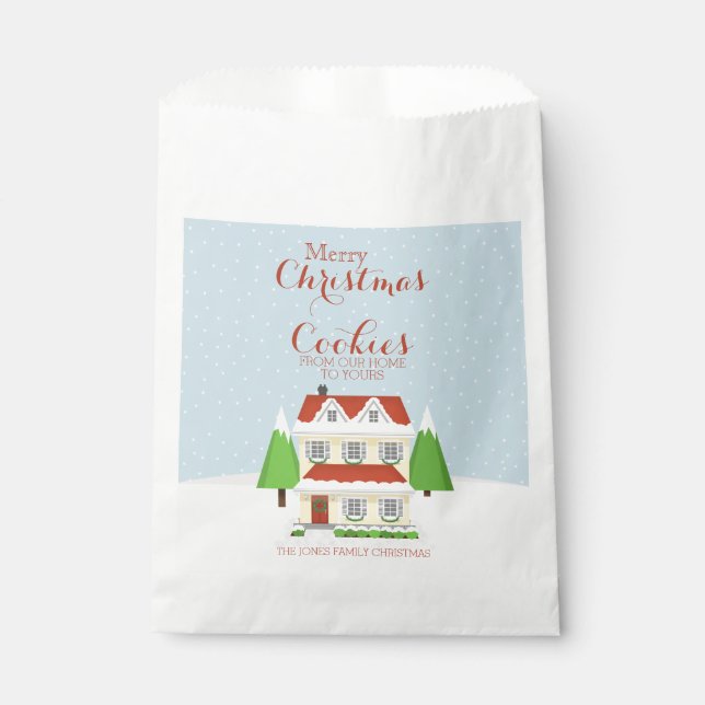 Christmas Open House Favour Bags (Front)