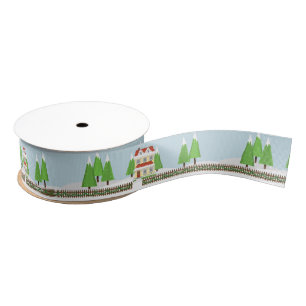 Christmas Open House Grosgrain Ribbon