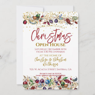 Christmas Open House Invitation