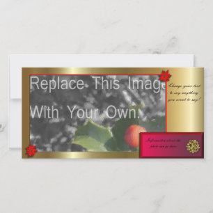 Christmas or Hannukah Holiday Greeting Card