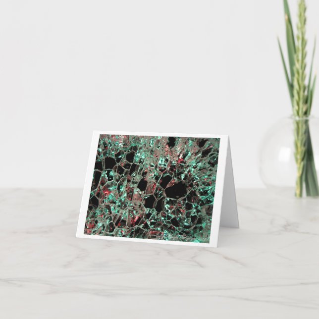 Christmas or Holiday card - Ice  Design 1 (Front)