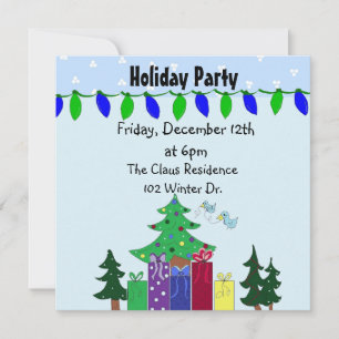 Christmas or Holiday Party Invitation