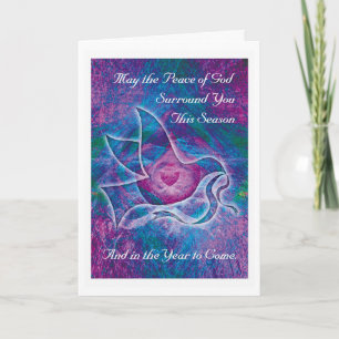 Christmas or Solstice Card - "Christmas Dove"