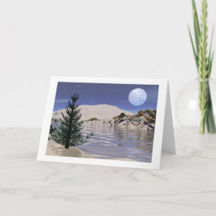 Christmas or Solstice Card - "Solstice Blessings"