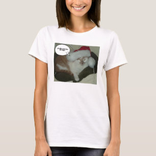 Christmas Orange Tabby Kitty Cat T-Shirt