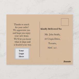 Christmas Order  Postcard