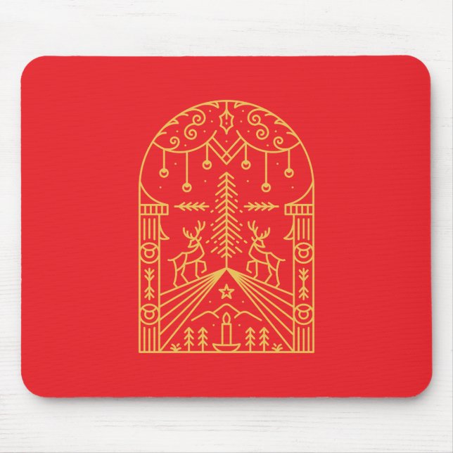 Christmas Ornament 1 Mouse Mat (Front)