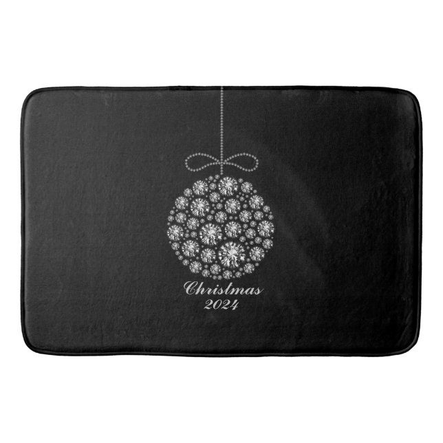 Christmas Ornament 2024 Bath Mat (Front)