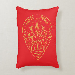 Christmas Ornament 3 Decorative Cushion