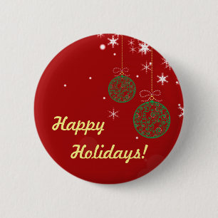 Christmas Ornament 6 Cm Round Badge
