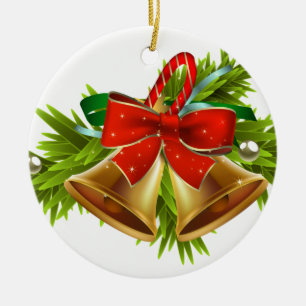 Christmas Ornament-Bells Ceramic Ornament
