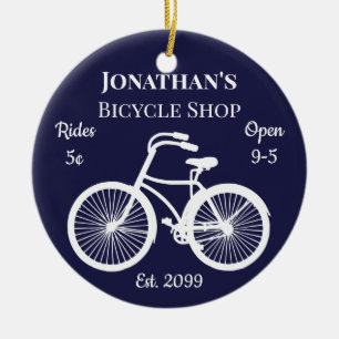 Christmas Ornament Bicycle Shop Rides 5¢