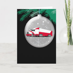 Christmas Ornament Big Rig Card By Gear4gearheads