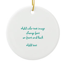 Christmas Ornament by Bonhovey add image/text