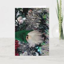 Christmas ornament card