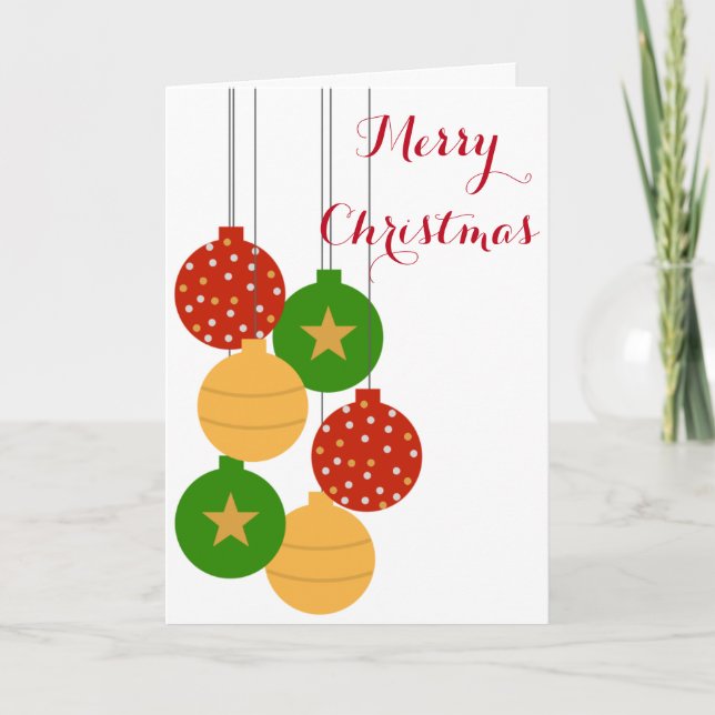 Christmas Ornament Card (Front)