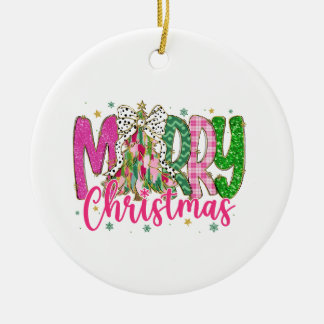 Christmas Ornament, Christmas Gift Ceramic Tree Decoration