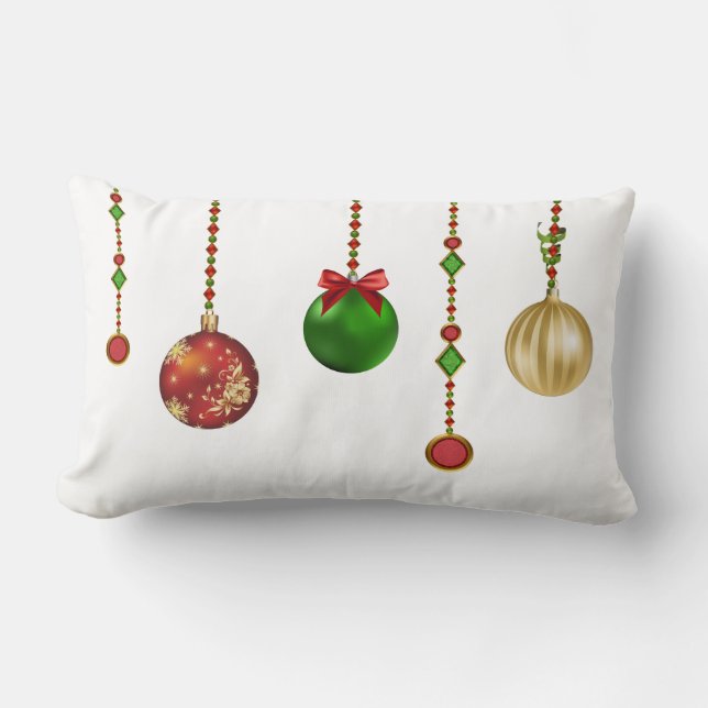 Christmas Ornament Christmas Pillow (Front)