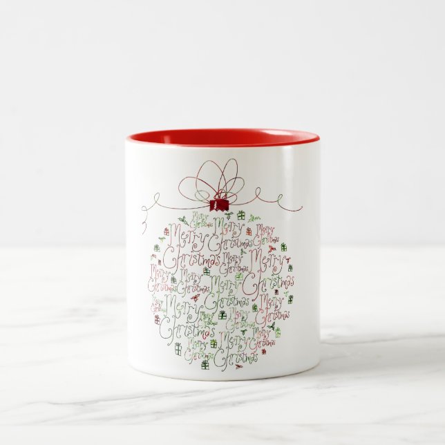 Christmas Ornament Coffee Mug (Center)