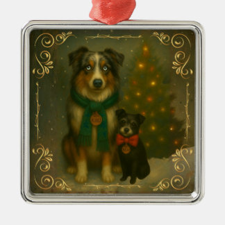 Christmas Ornament – Cozy Dog Holiday Keepsake
