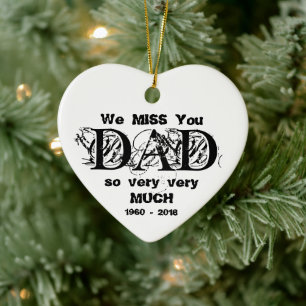 Christmas Ornament Dad Loving Memory Personalised