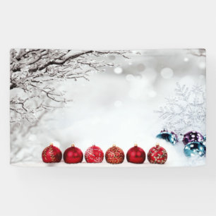 Christmas Ornament Decoration Banner