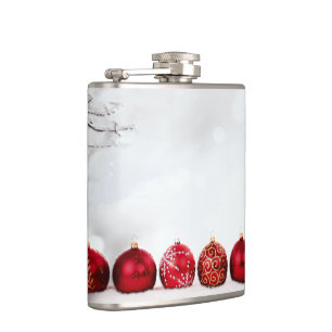 Christmas Ornament Decoration Hip Flask